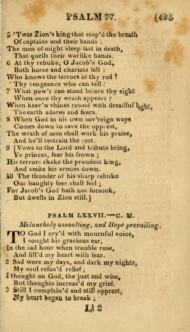 Church Hymn Book: consisting of newly composed hymns with the addition of hymns and psalms, from other authors, carefully adapted for the use of public worship, and many other occasions (1st ed.) page 444