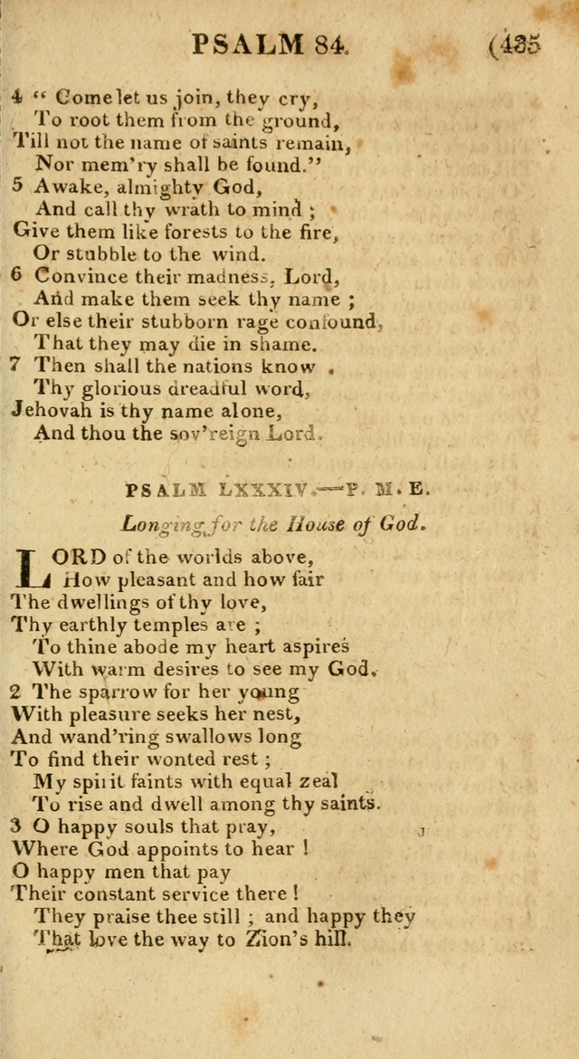 Church Hymn Book: consisting of newly composed hymns with the addition of hymns and psalms, from other authors, carefully adapted for the use of public worship, and many other occasions (1st ed.) page 454