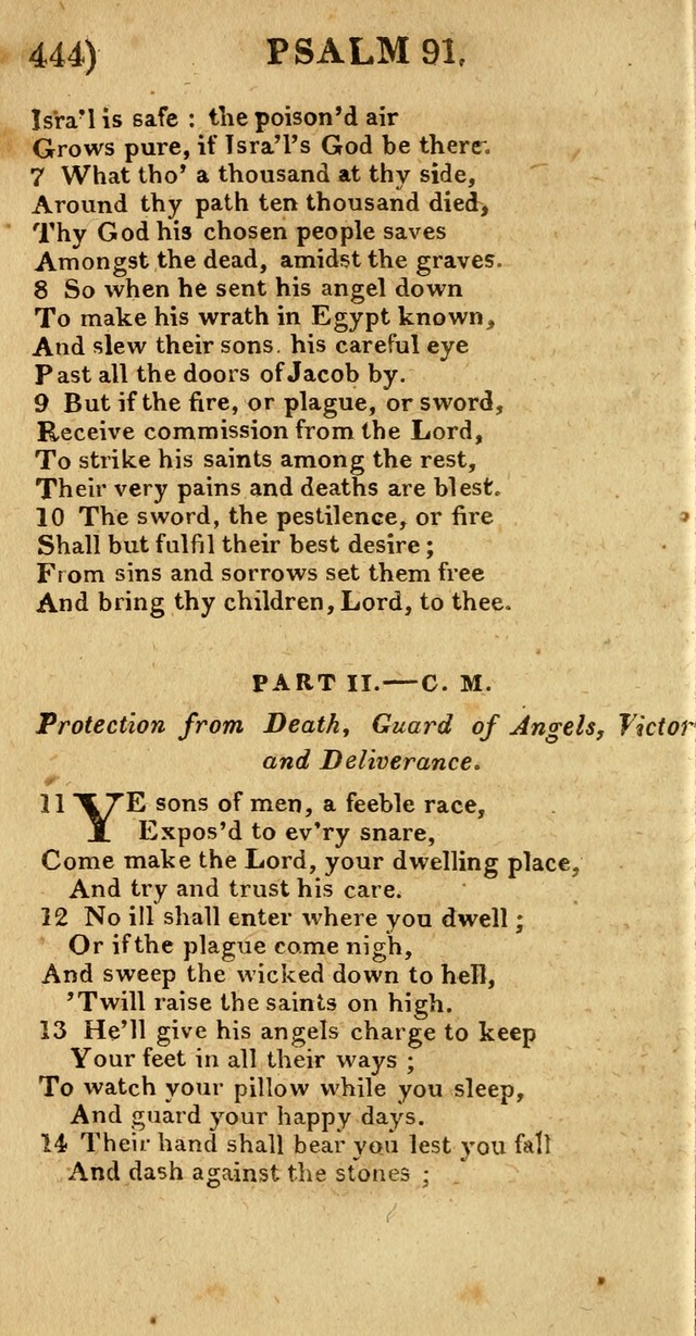 Church Hymn Book: consisting of newly composed hymns with the addition of hymns and psalms, from other authors, carefully adapted for the use of public worship, and many other occasions (1st ed.) page 463