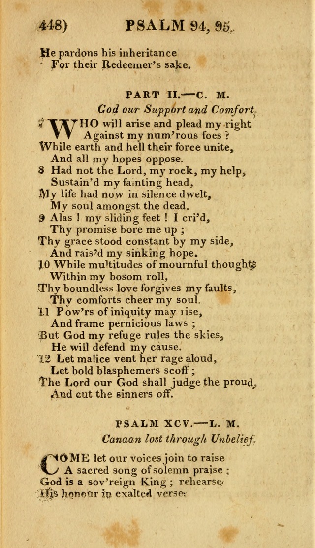 Church Hymn Book: consisting of newly composed hymns with the addition of hymns and psalms, from other authors, carefully adapted for the use of public worship, and many other occasions (1st ed.) page 467