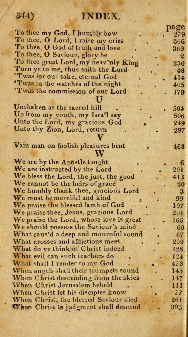 Church Hymn Book: consisting of newly composed hymns with the addition of hymns and psalms, from other authors, carefully adapted for the use of public worship, and many other occasions (1st ed.) page 565