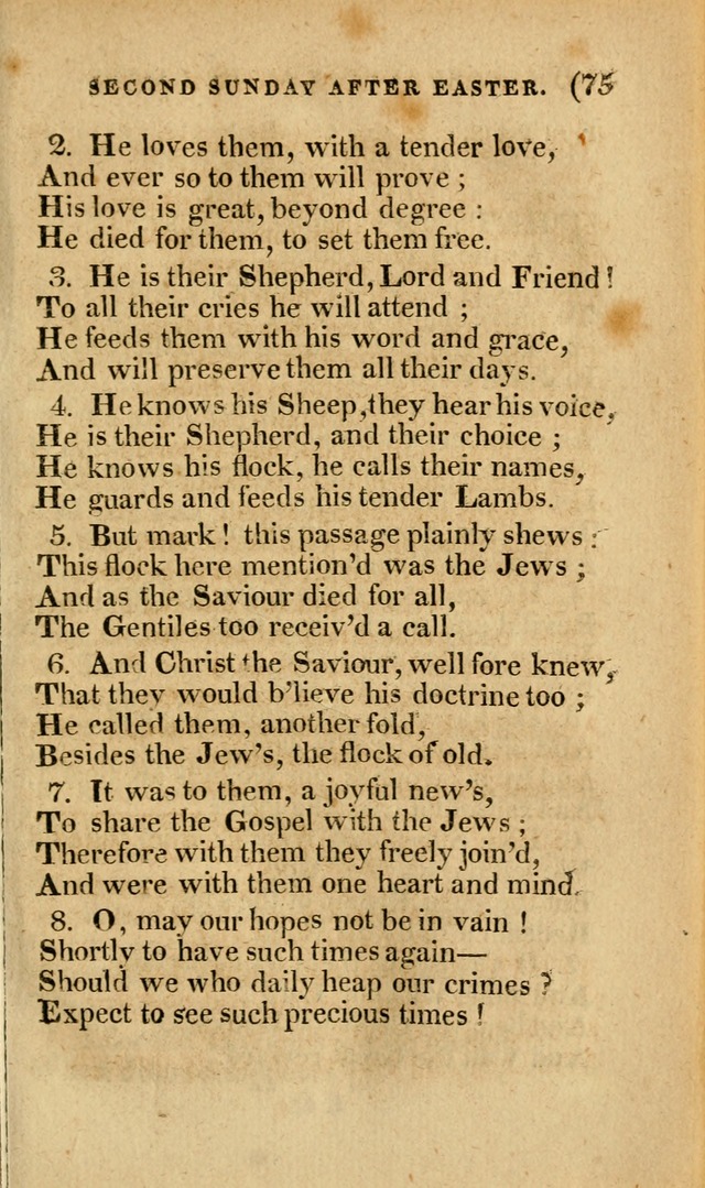 Church Hymn Book: consisting of newly composed hymns with the addition of hymns and psalms, from other authors, carefully adapted for the use of public worship, and many other occasions (1st ed.) page 94