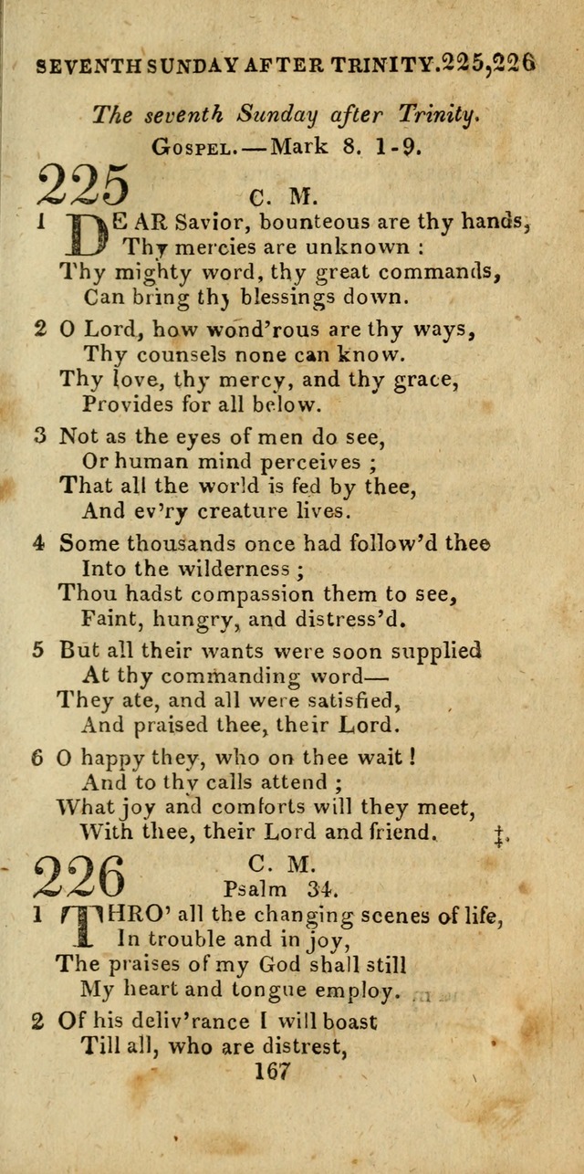 Church Hymn Book; consisting of hymns and psalms, original and selected. adapted to public worship and many other occasions. 2nd ed. page 165
