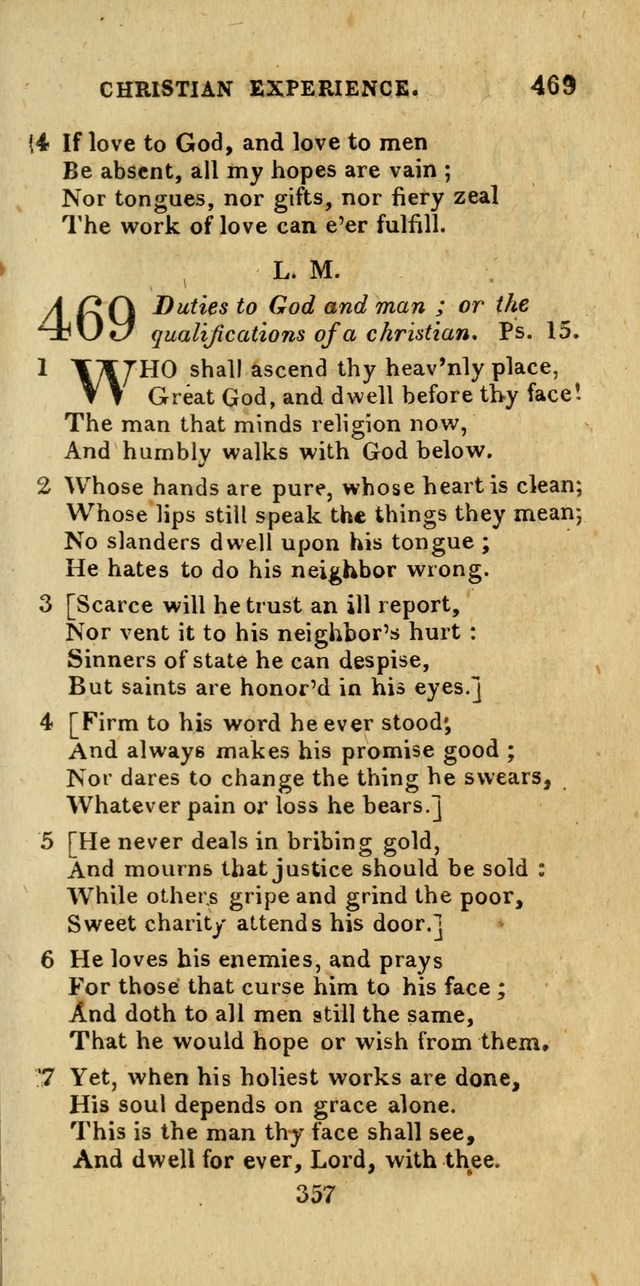 Church Hymn Book; consisting of hymns and psalms, original and selected. adapted to public worship and many other occasions. 2nd ed. page 355