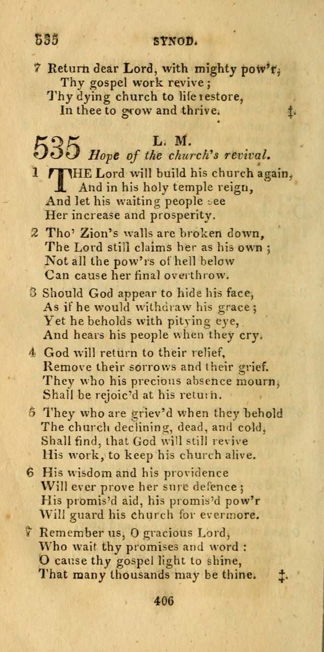 Church Hymn Book; consisting of hymns and psalms, original and selected. adapted to public worship and many other occasions. 2nd ed. page 404