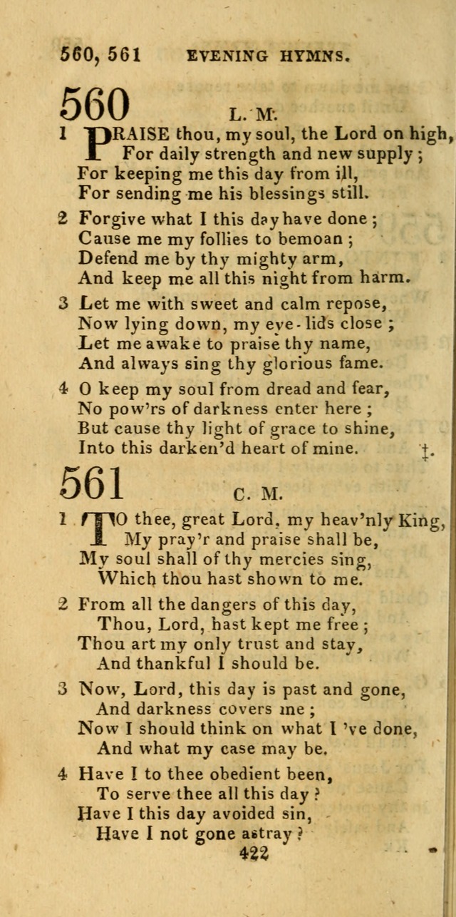 Church Hymn Book; consisting of hymns and psalms, original and selected. adapted to public worship and many other occasions. 2nd ed. page 420