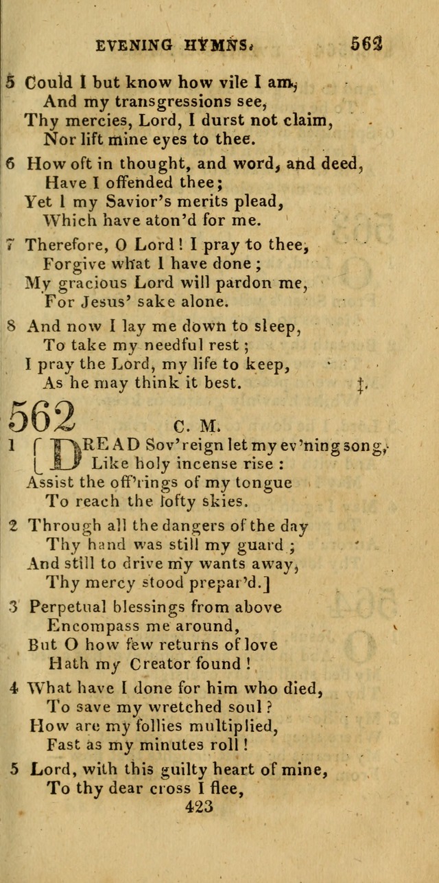 Church Hymn Book; consisting of hymns and psalms, original and selected. adapted to public worship and many other occasions. 2nd ed. page 421