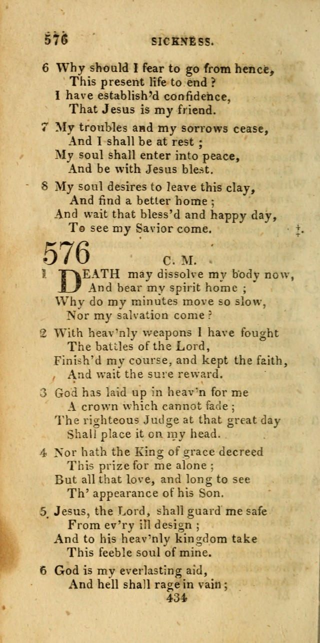 Church Hymn Book; consisting of hymns and psalms, original and selected. adapted to public worship and many other occasions. 2nd ed. page 432