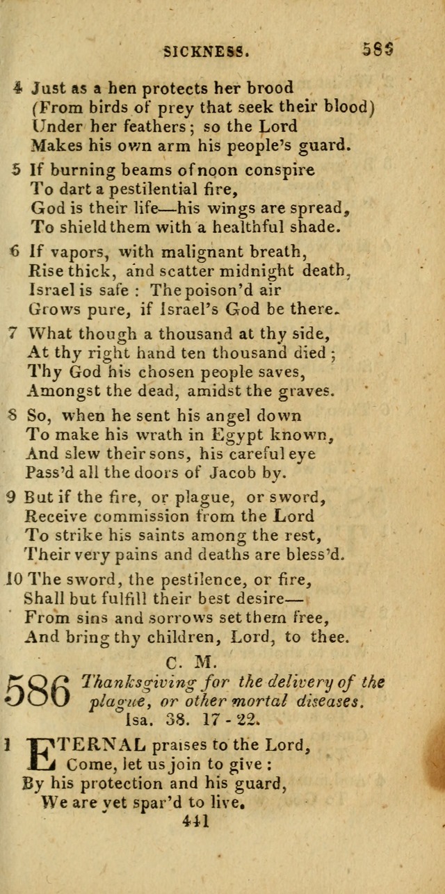 Church Hymn Book; consisting of hymns and psalms, original and selected. adapted to public worship and many other occasions. 2nd ed. page 439