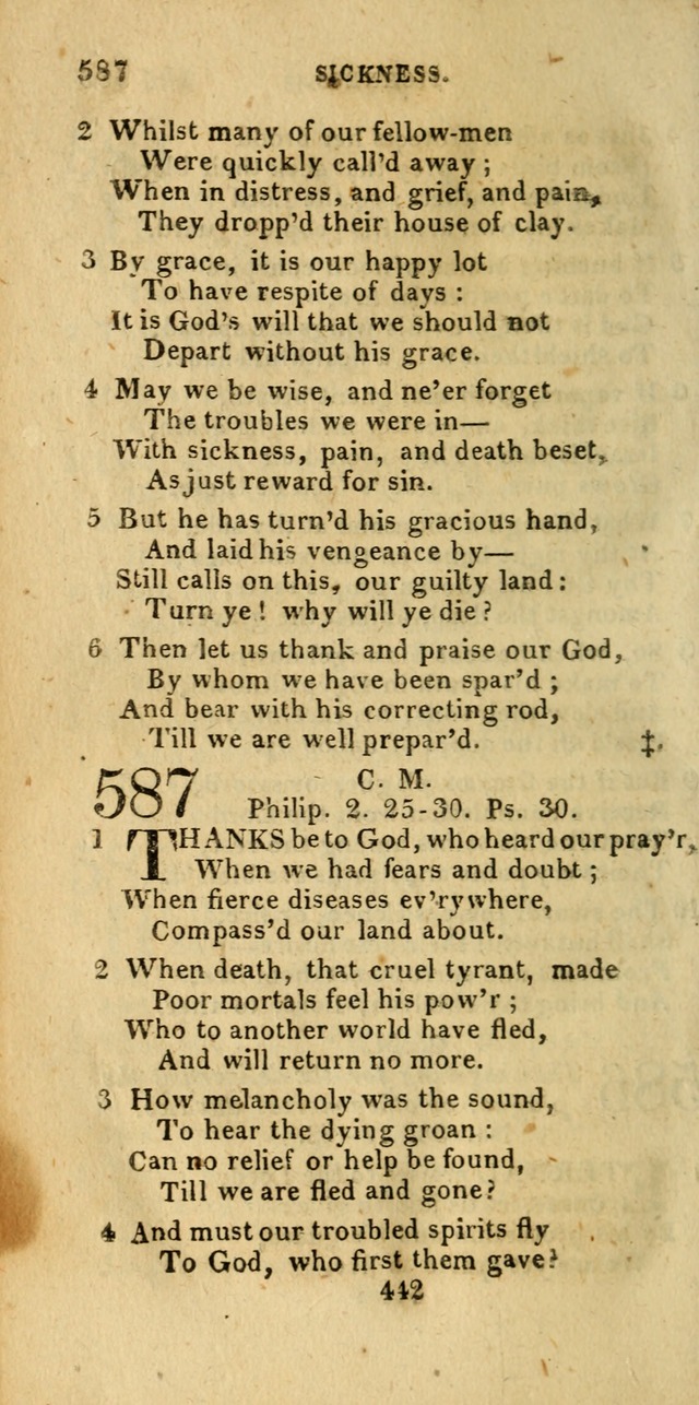 Church Hymn Book; consisting of hymns and psalms, original and selected. adapted to public worship and many other occasions. 2nd ed. page 440