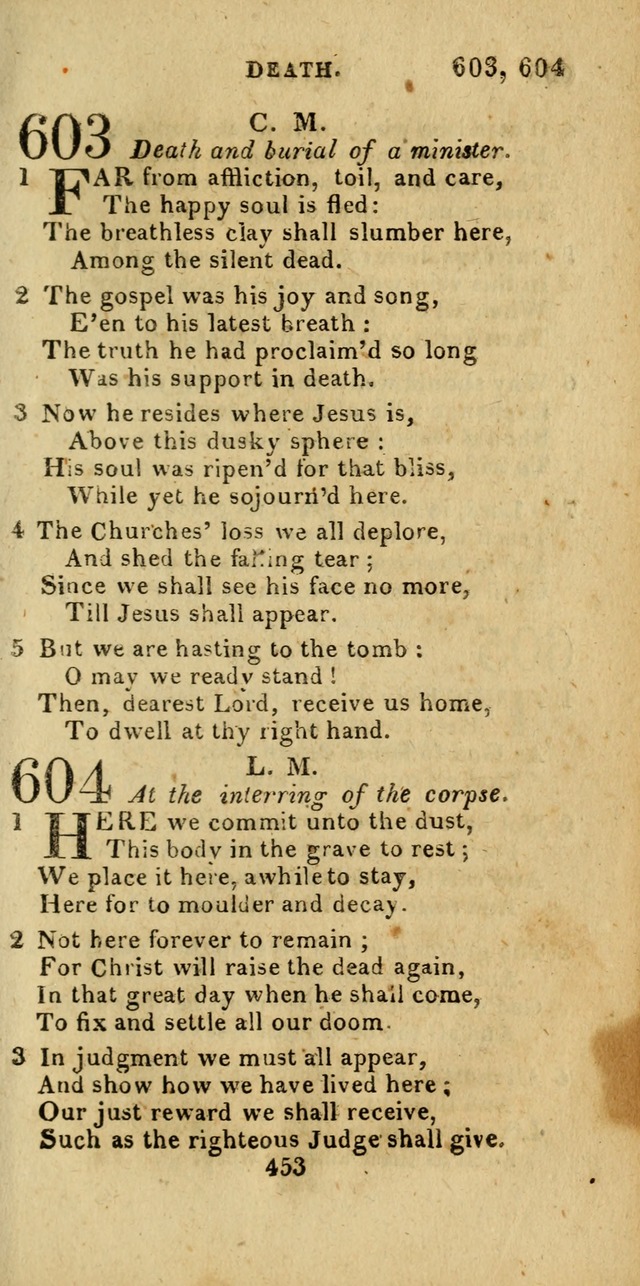 Church Hymn Book; consisting of hymns and psalms, original and selected. adapted to public worship and many other occasions. 2nd ed. page 451