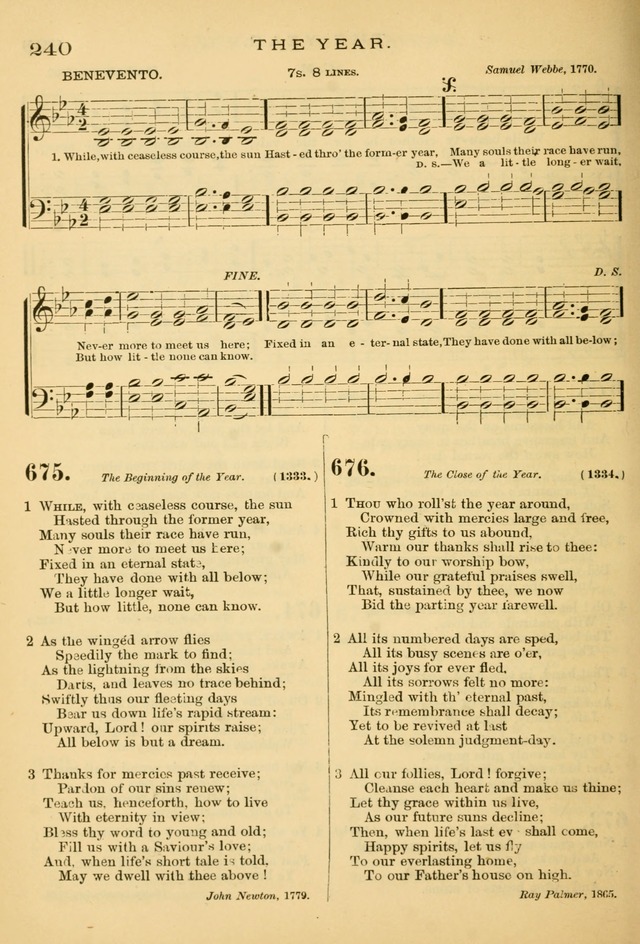 The Chapel hymn book, with tunes: for the worship of God page 247