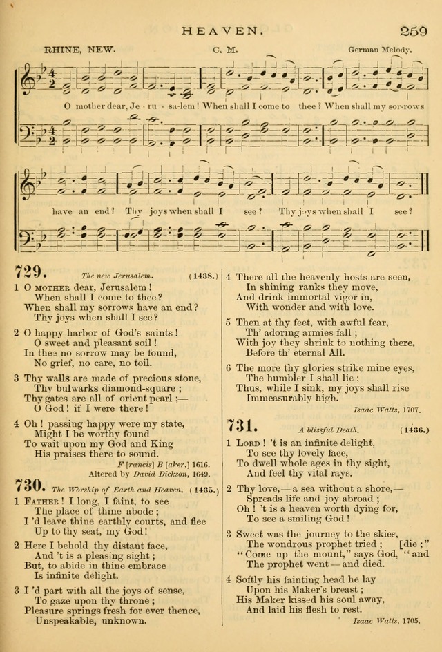 The Chapel hymn book, with tunes: for the worship of God page 266
