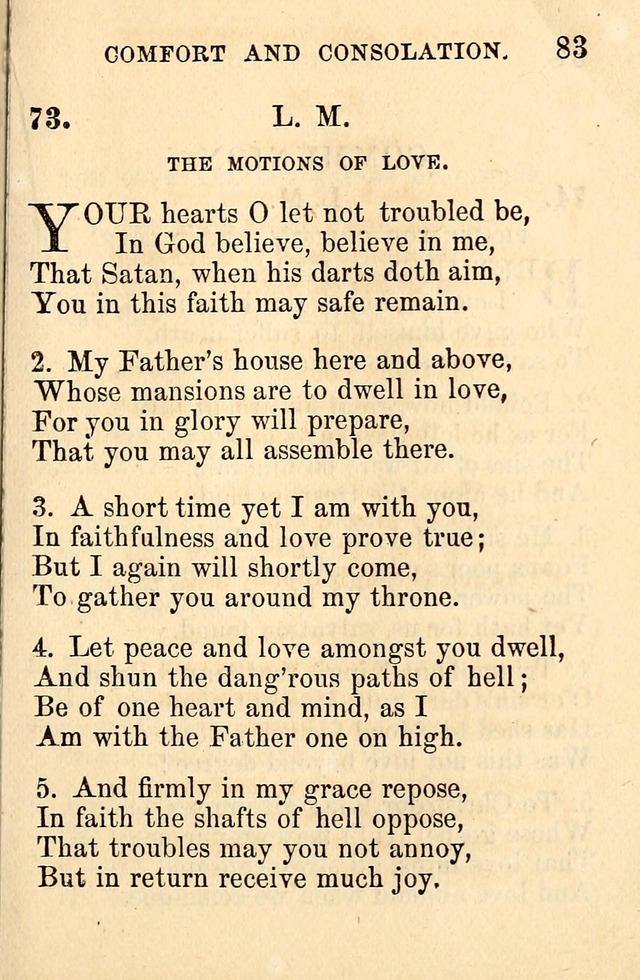 A Collection of Hymns: designed for the use of the Church of Christ page 83