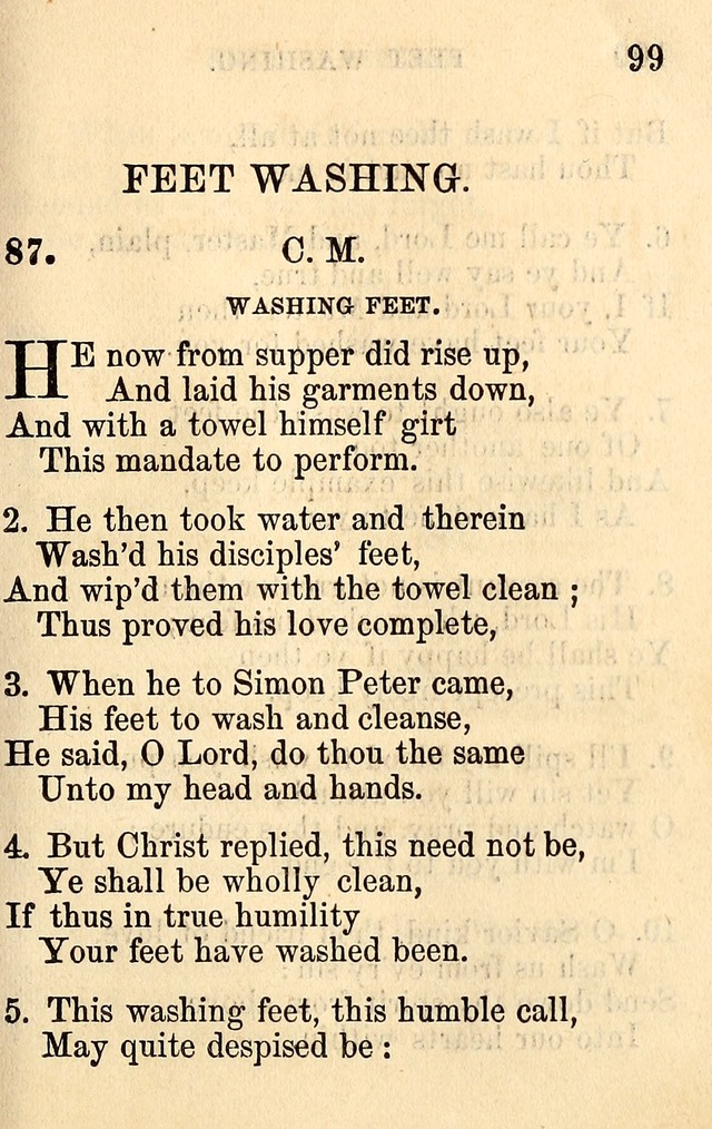 A Collection of Hymns: designed for the use of the Church of Christ page 99