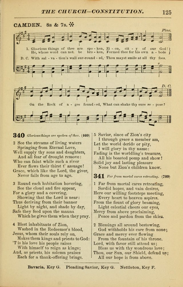 The Christian Hymnal: a choice collection of hymns and tunes for congregational and social worship page 125