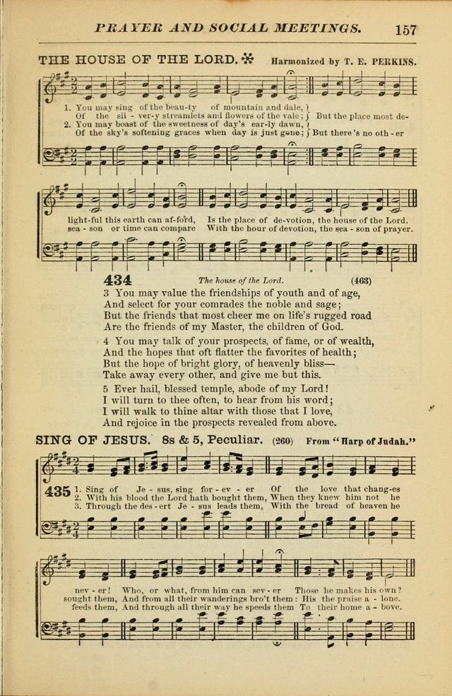 The Christian Hymnal: a choice collection of hymns and tunes for congregational and social worship page 157