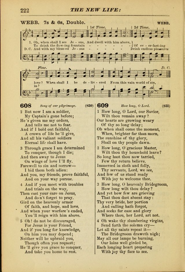 The Christian Hymnal: a choice collection of hymns and tunes for congregational and social worship page 222