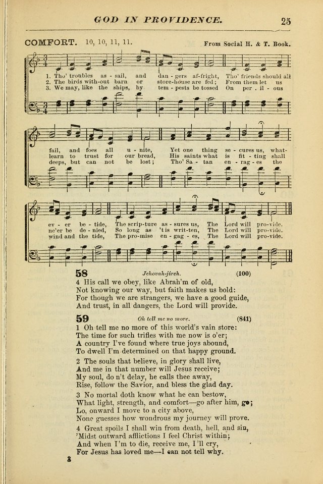 The Christian Hymnal: a choice collection of hymns and tunes for congregational and social worship page 25