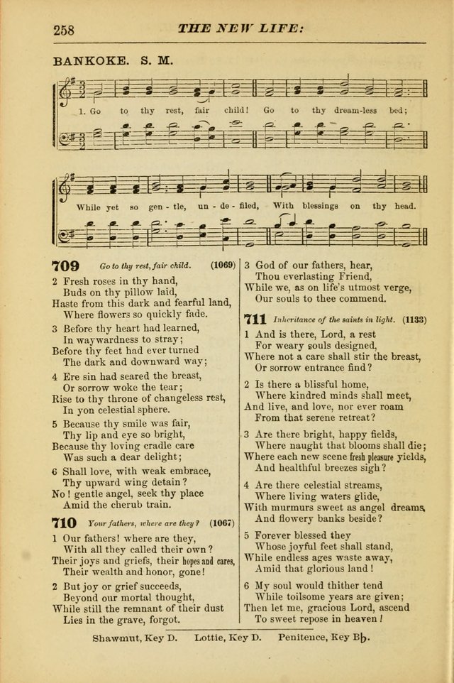 The Christian Hymnal: a choice collection of hymns and tunes for congregational and social worship page 258