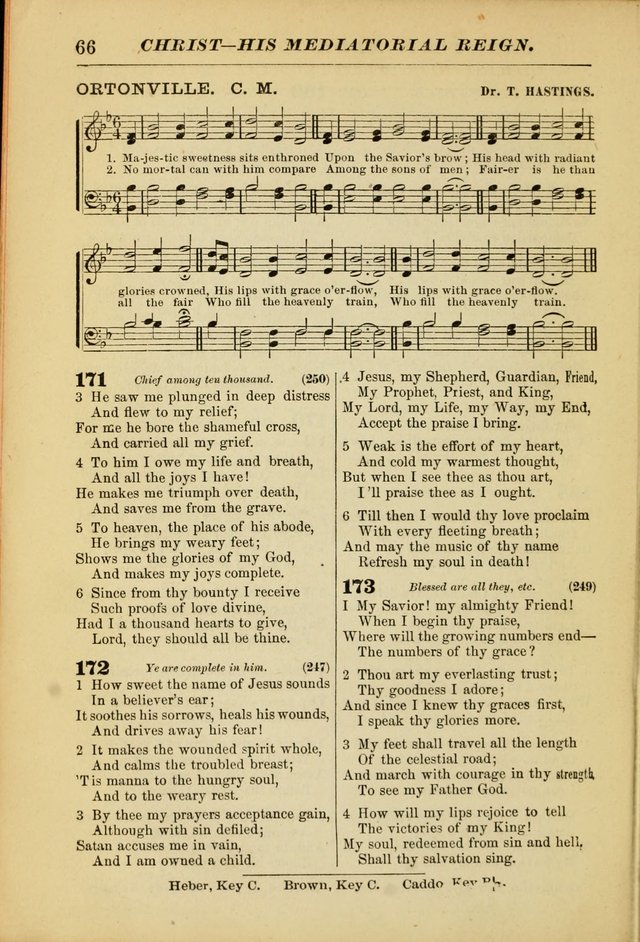 The Christian Hymnal: a choice collection of hymns and tunes for congregational and social worship page 66