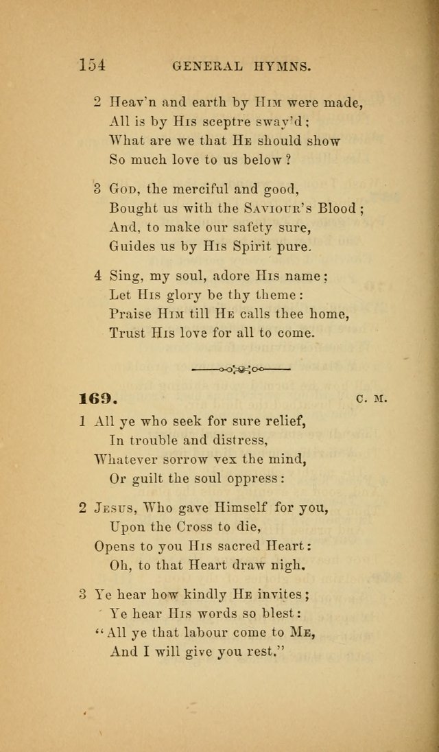 The Church Hymnal: a collection of hymns from the Prayer book hymnal, Additional hymns, and Hymns ancient and modern, and Hymns for church and home. For use in Churches where licensed by the Bishop page 154