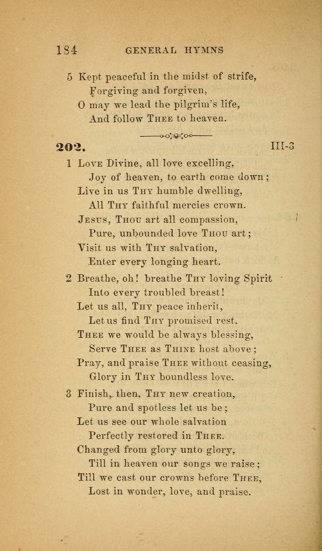 The Church Hymnal: a collection of hymns from the Prayer book hymnal, Additional hymns, and Hymns ancient and modern, and Hymns for church and home. For use in Churches where licensed by the Bishop page 184