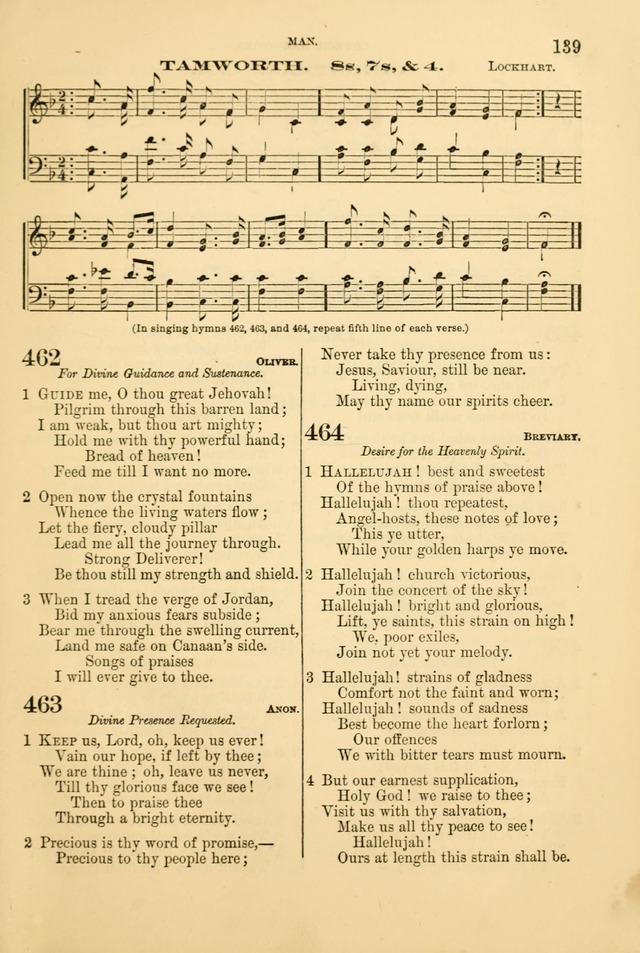 Church Harmonies: a collection of hymns and tunes for the use of Congregations page 139