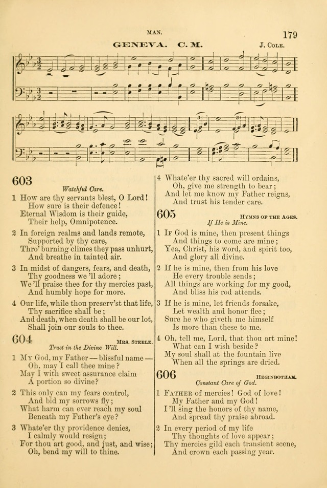 Church Harmonies: a collection of hymns and tunes for the use of Congregations page 179