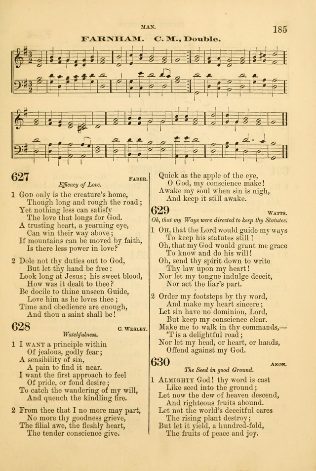 Church Harmonies: a collection of hymns and tunes for the use of Congregations page 185