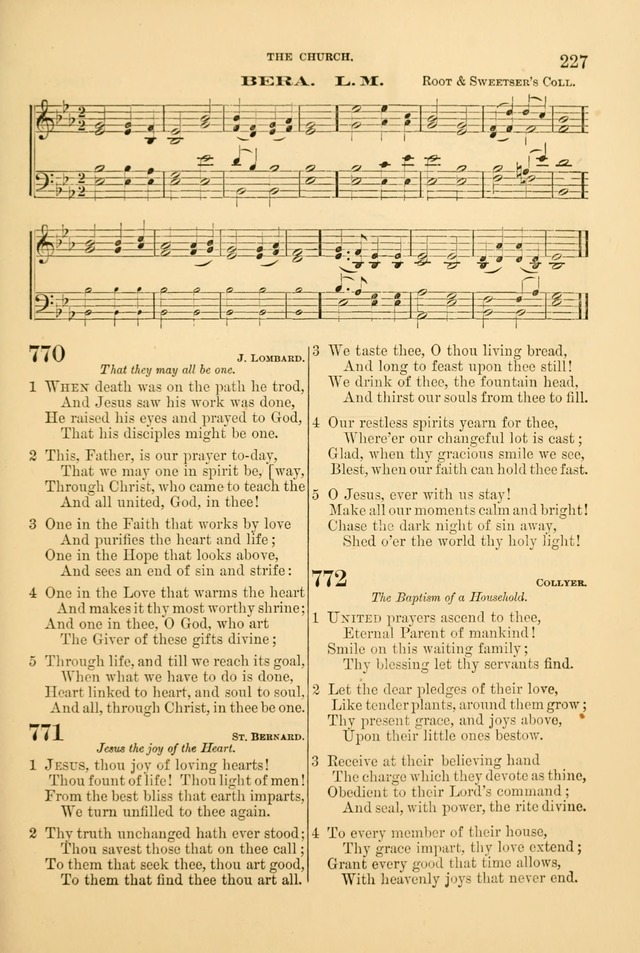 Church Harmonies: a collection of hymns and tunes for the use of Congregations page 227