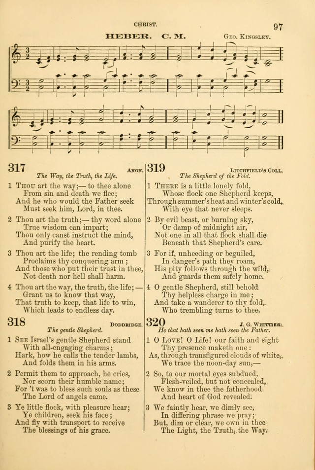 Church Harmonies: a collection of hymns and tunes for the use of Congregations page 97