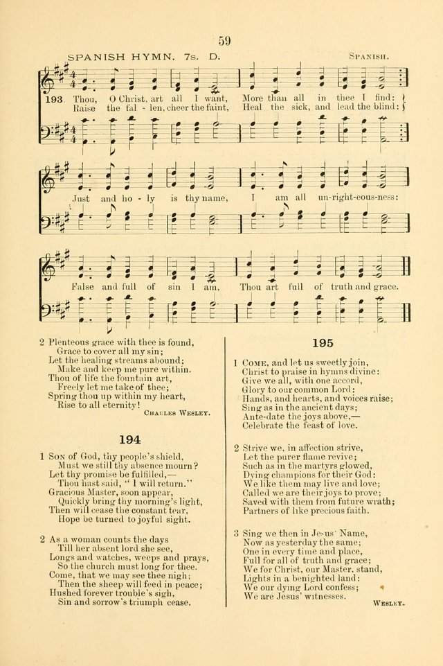 The Christian Hymnal: for the church, home and bible schools page 66