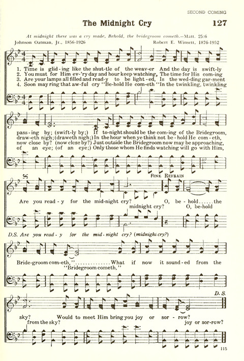 Christian Hymnal (Rev. ed.) page 107