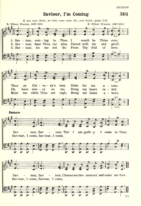 Christian Hymnal (Rev. ed.) page 267