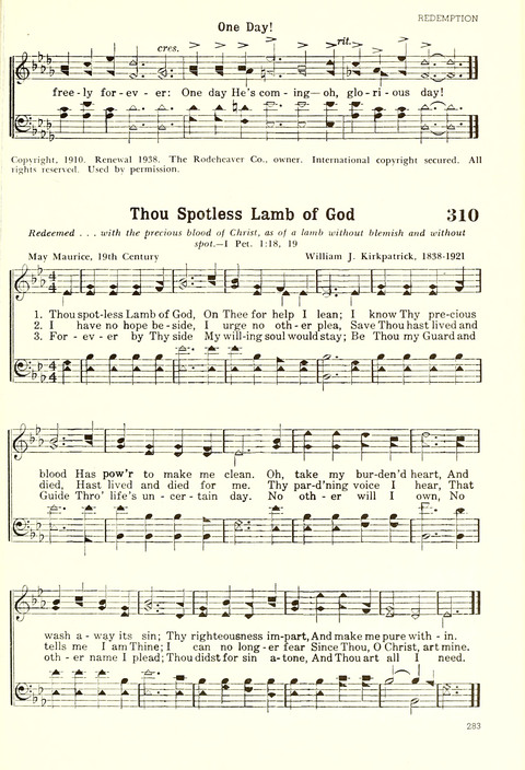 Christian Hymnal (Rev. ed.) page 275