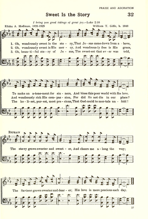 Christian Hymnal (Rev. ed.) page 29