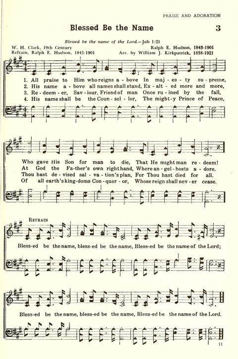 Christian Hymnal (Rev. ed.) page 3