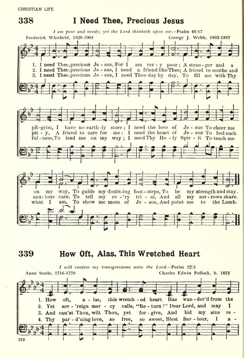 Christian Hymnal (Rev. ed.) page 302