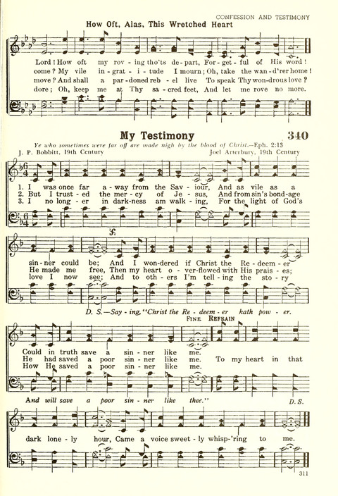 Christian Hymnal (Rev. ed.) page 303
