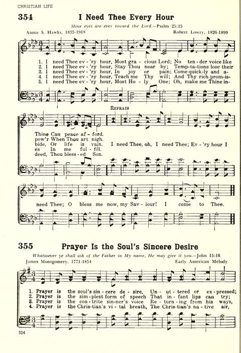 Christian Hymnal (Rev. ed.) page 316