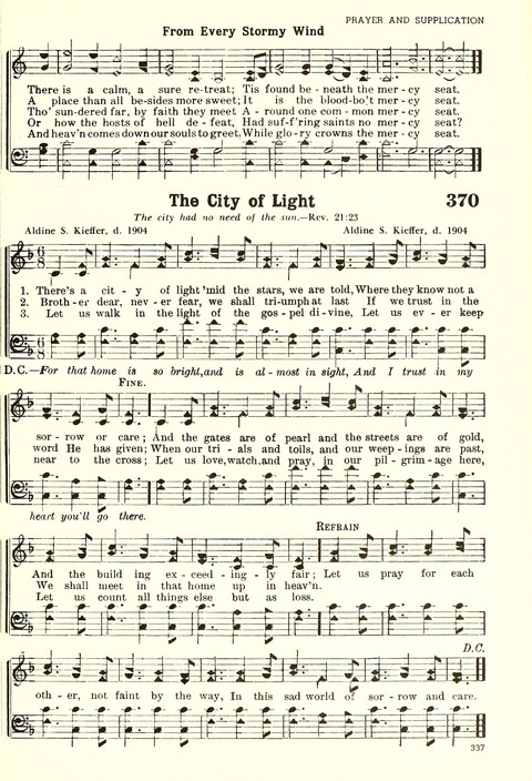 Christian Hymnal (Rev. ed.) page 329