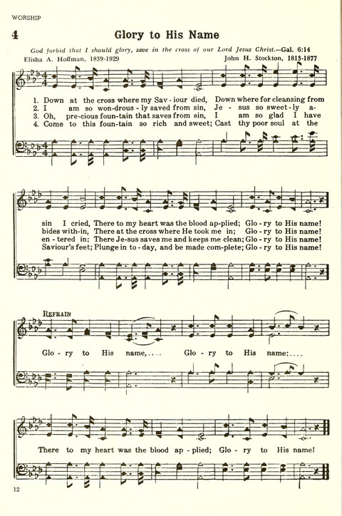 Christian Hymnal (Rev. ed.) page 4