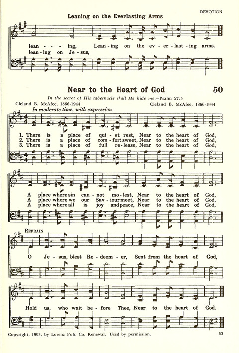 Christian Hymnal (Rev. ed.) page 45