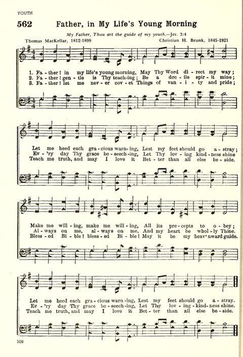 Christian Hymnal (Rev. ed.) page 500