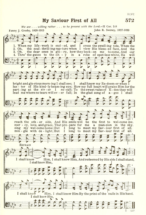 Christian Hymnal (Rev. ed.) page 509