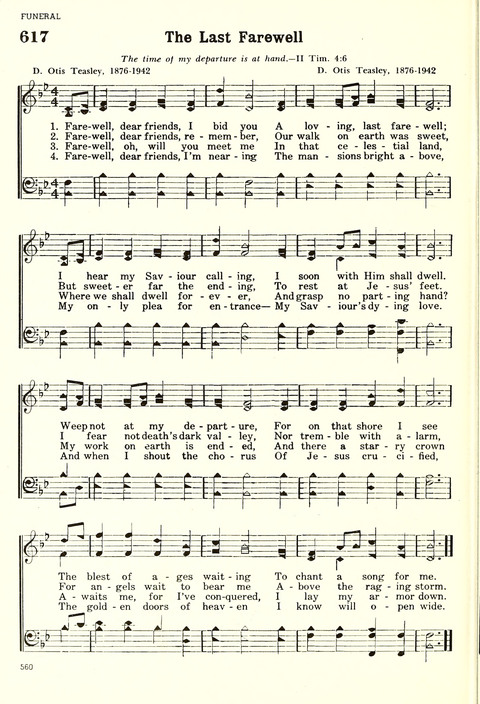 Christian Hymnal (Rev. ed.) page 552