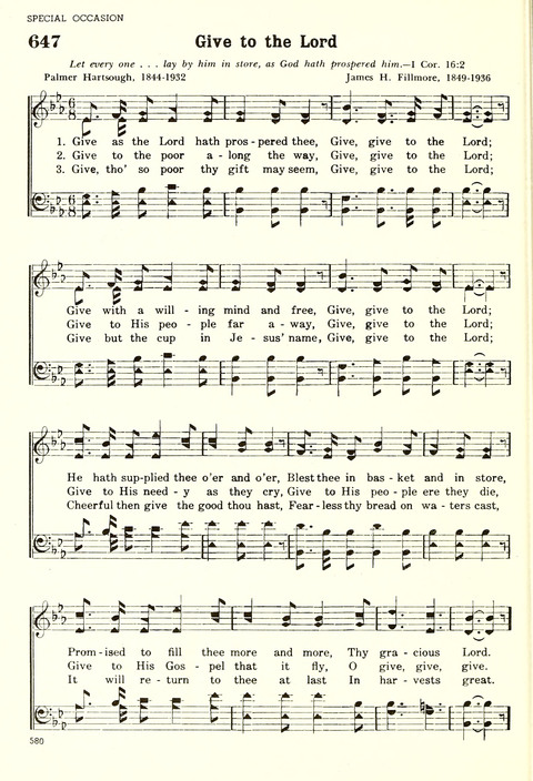 Christian Hymnal (Rev. ed.) page 572