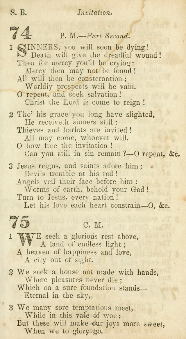 A Collection of Hymns: for camp meetings, revivals, &c., for the use of the Primitive Methodists page 67