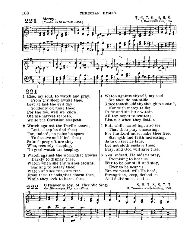 Christian Hymns: for church, school and home, with music page 104